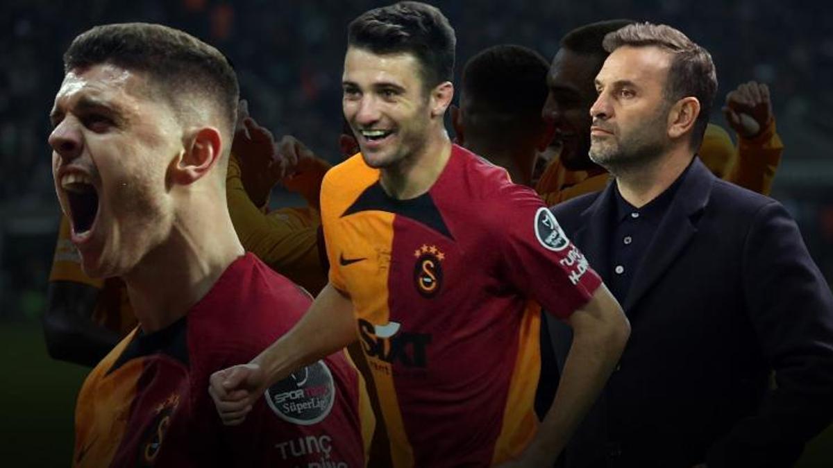 Okan Buruk Galatasaray tarihine geçti Süper Lig de bir ilk