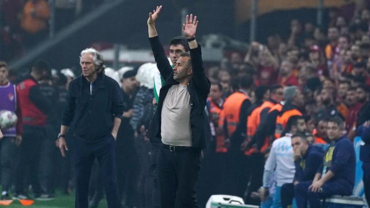 Okan Buruk Tan Jorge Jesus A Sert S Zler Fanatik Gazetesi Galatasaray