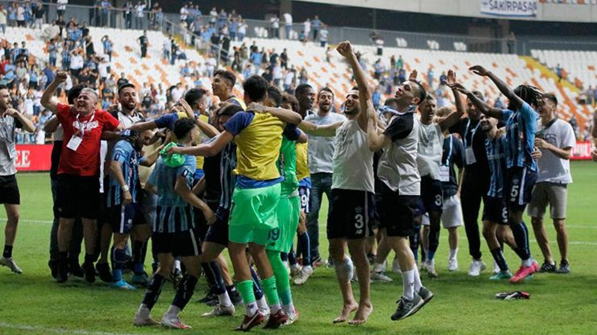 Beşiktaş zaferi sonrası Adana Demirspor taraftarından büyük sevinç