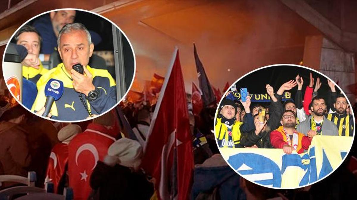 Fenerbahçe ve Galatasaray İstanbul da coşkuyla karşılandı Rakip