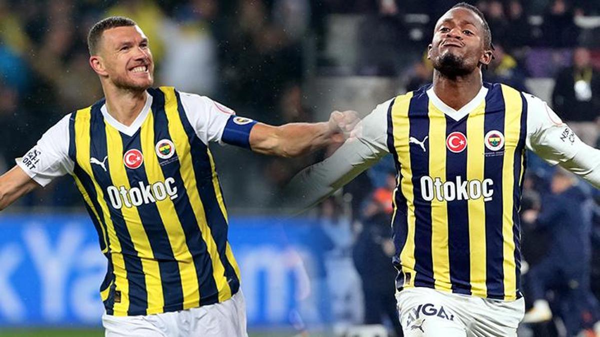 Fenerbahçe de İsmail Kartal dan bir ilk Dzeko ve Batshuayi