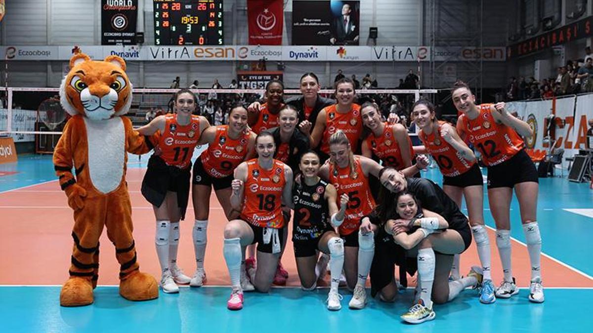 Eczacıbaşı Dynavit set vermeden kazandı Voleybol Haberleri Spor