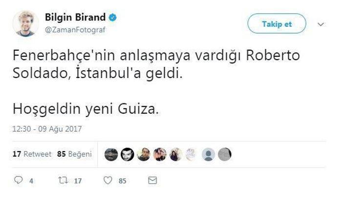 Roberto Soldado Da Daniel G Iza Korkusu Fanatik Gazetesi Fenerbah E