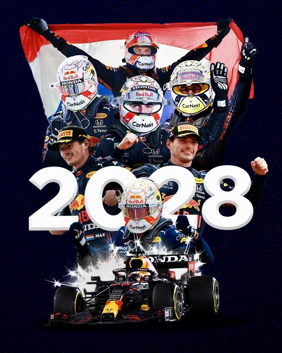 Max Verstappen, 2028e kadar RedBull ile yola devam ediyor