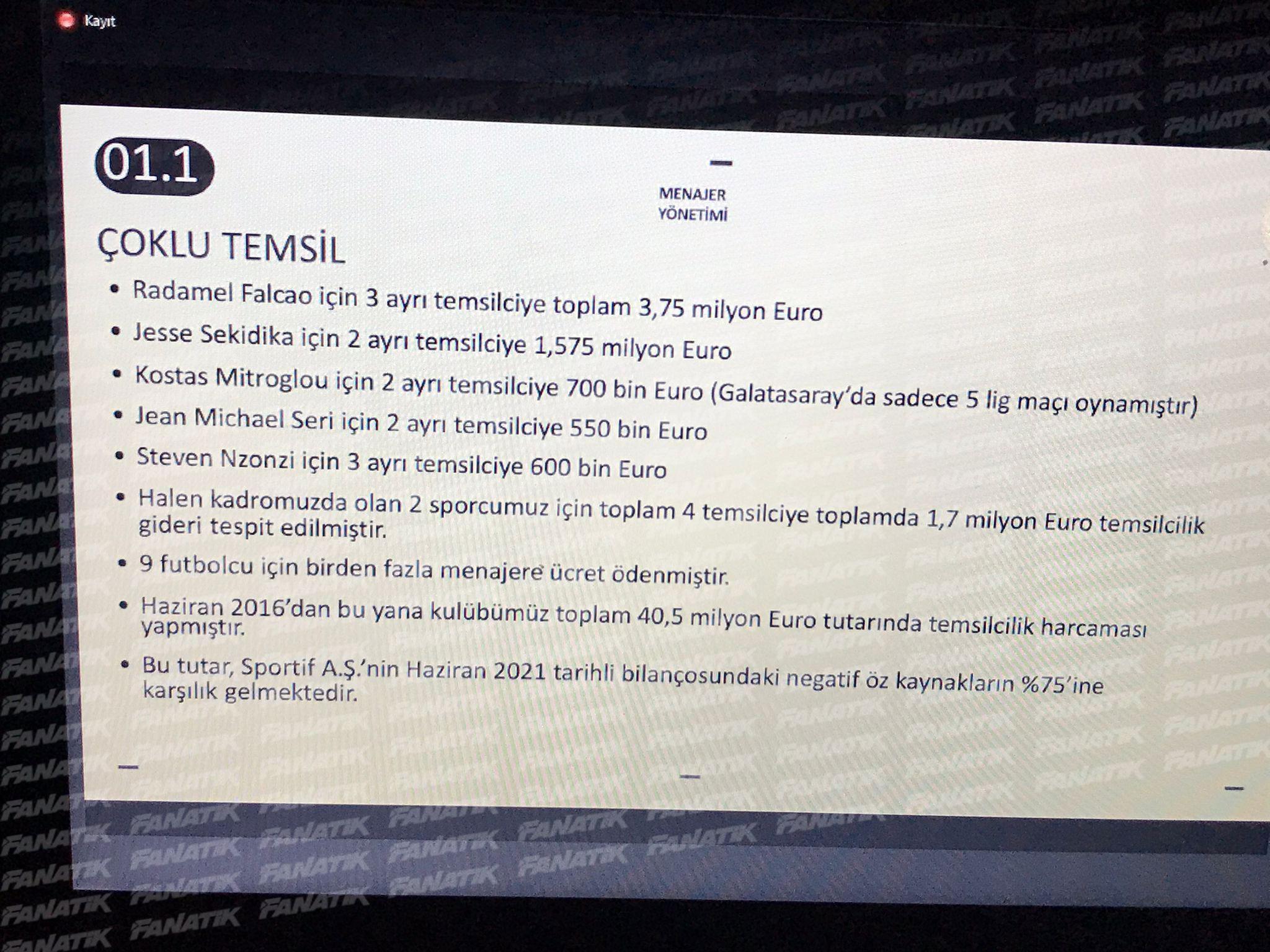 Bomba Falcao ve Sekidika detayı... Galatasaray Başkanı Burak Elmas, menajer ücretlerini açıkladı