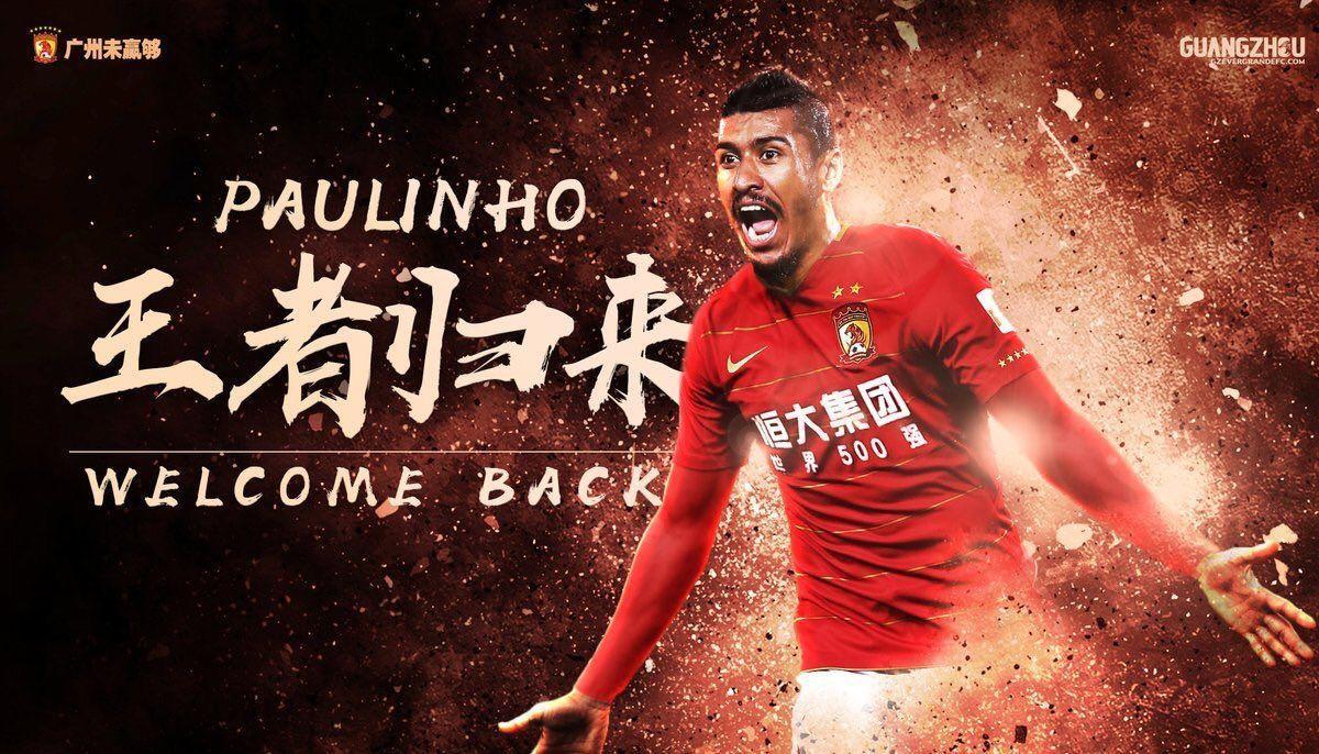 Paulinho, Guangzhou Evergrandeye geri döndü