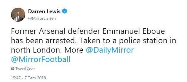 Eski Galatasaraylı Emmanuel Ebouenin tutuklandığı iddia edildi