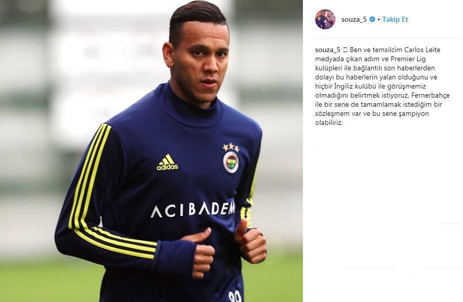 Josef De Souzadan transfer iddialarına yanıt