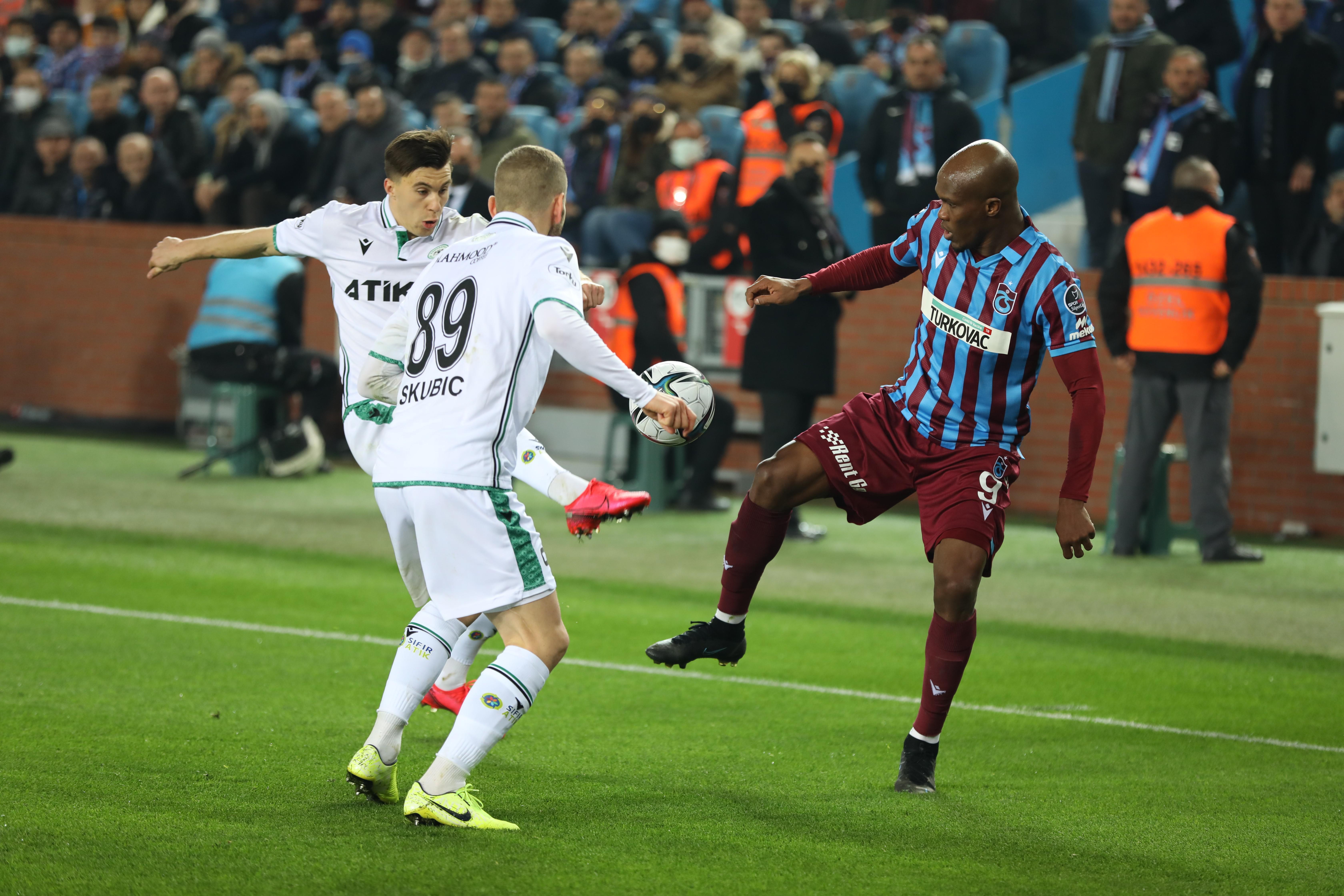 (ÖZET) Trabzonspor - Konyaspor maç sonucu: 2-1