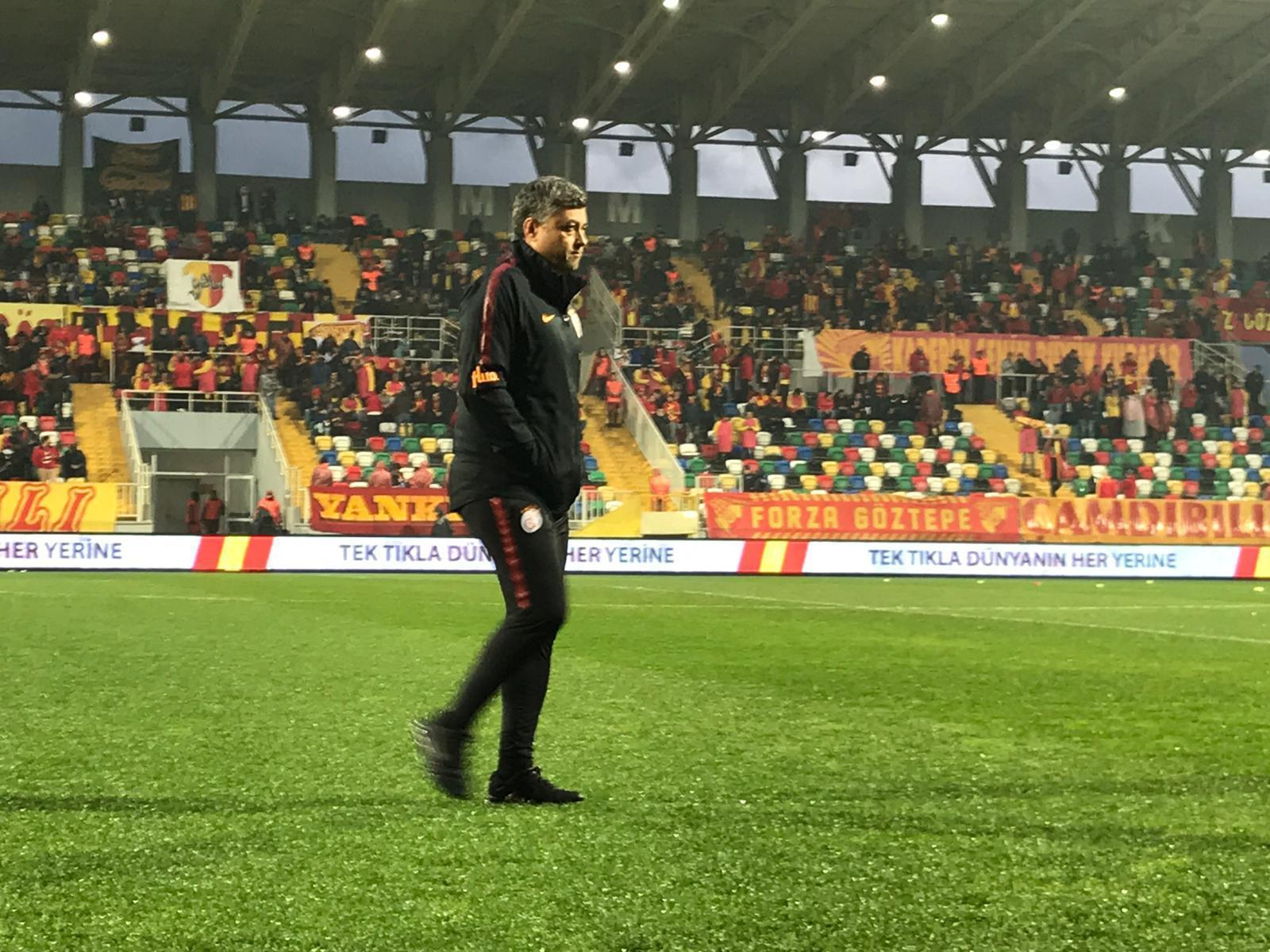 Göztepe-Galatasaray maçı öncesi zemin şoku