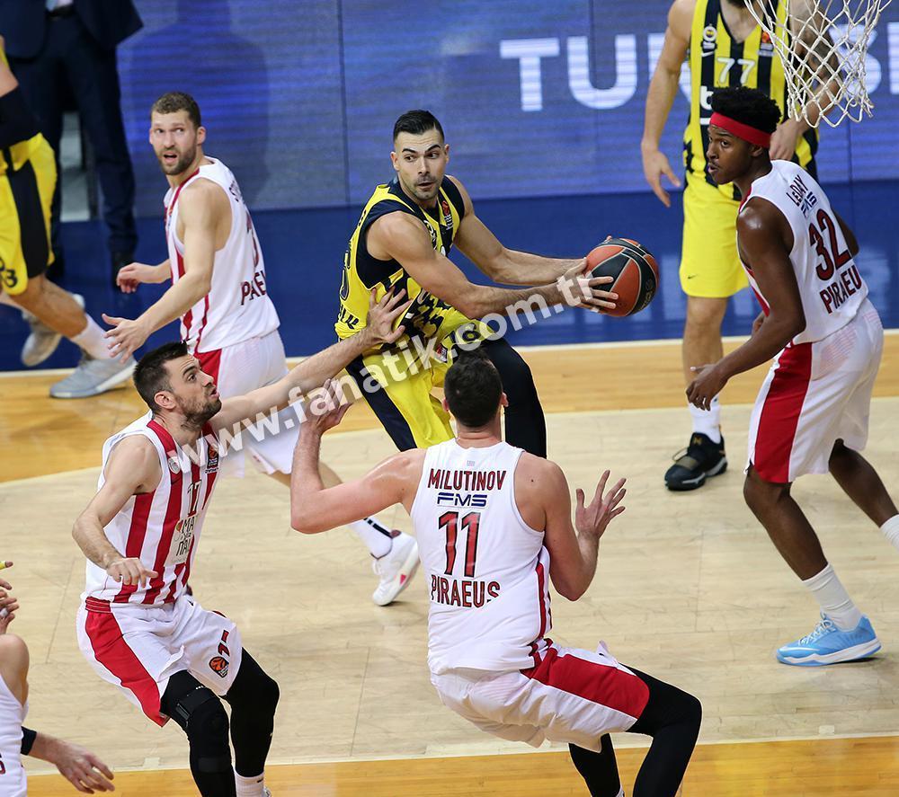 (ÖZET) Fenerbahçe Beko - Olympiacos maç sonucu: 90-75
