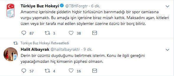 Türkiye Buz Hokeyi Federasyonundan Fenerbahçelileri kızdıran paylaşım