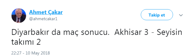 Ahmet Çakardan Aykut Kocamana gönderme: Seyisin takımı...