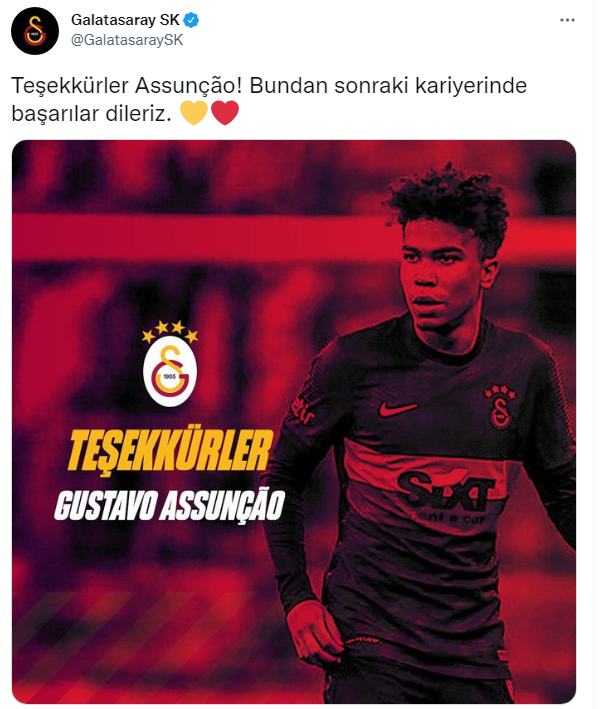 Son dakika Galatasaray, Gustavo Assunçao ile yollarını resmen ayırdı