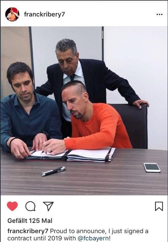 FLAŞ Franck Ribery imzayı attı