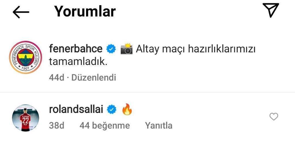 Flaş gelişme Roland Sallai Fenerbahçeyi takibe aldı