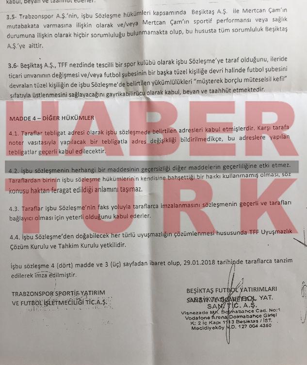 Bu olay çok konuşulur Beşiktaş, Trabzonspordan Mertcan Çamı transfer etmiş