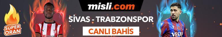 Sivasspor - Trabzonspor maçı iddaa oranları Heyecan misli.comda