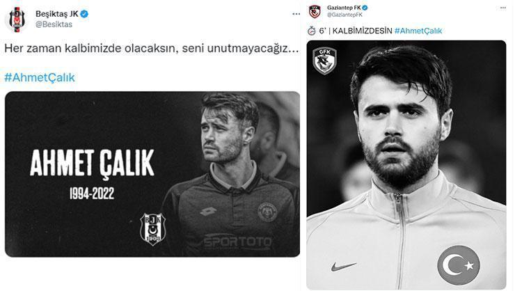 Beşiktaş - Gaziantep FK maçında Ahmet Çalık unutulmadı