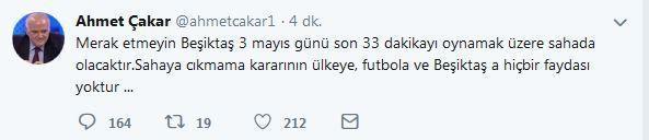 Ahmet Çakardan olay iddia