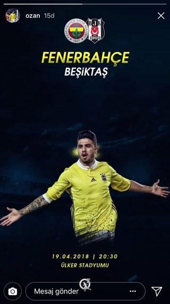 Beşiktaş maçı öncesi Fenerbahçede Ozan Tufan sürprizi