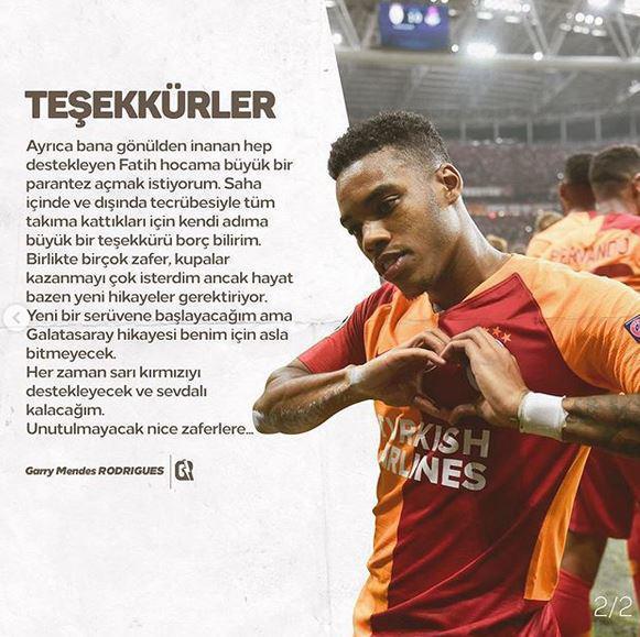 Galatasarayda Garry Rodrigues Al İttihada transfer oldu