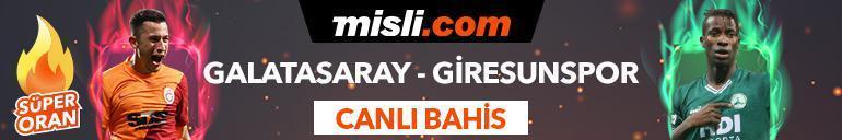 Galatasaray - Giresunspor maçı iddaa oranları Heyecan misli.comda