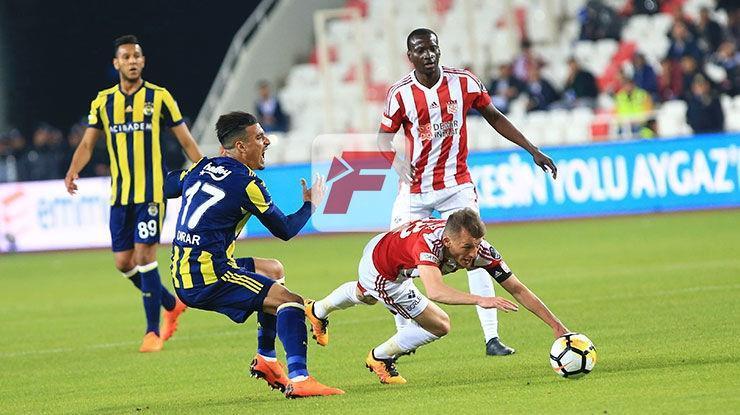(ÖZET) Sivasspor-Fenerbahçe maç sonucu:1-2