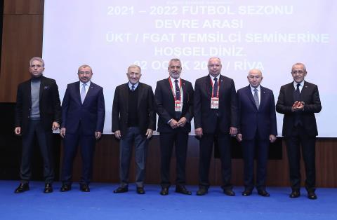 TFF Başkanı Özdemir, Üst Klasman ve Federasyon Güvenlik ve Akreditasyon Temsilci Seminerine katıldı