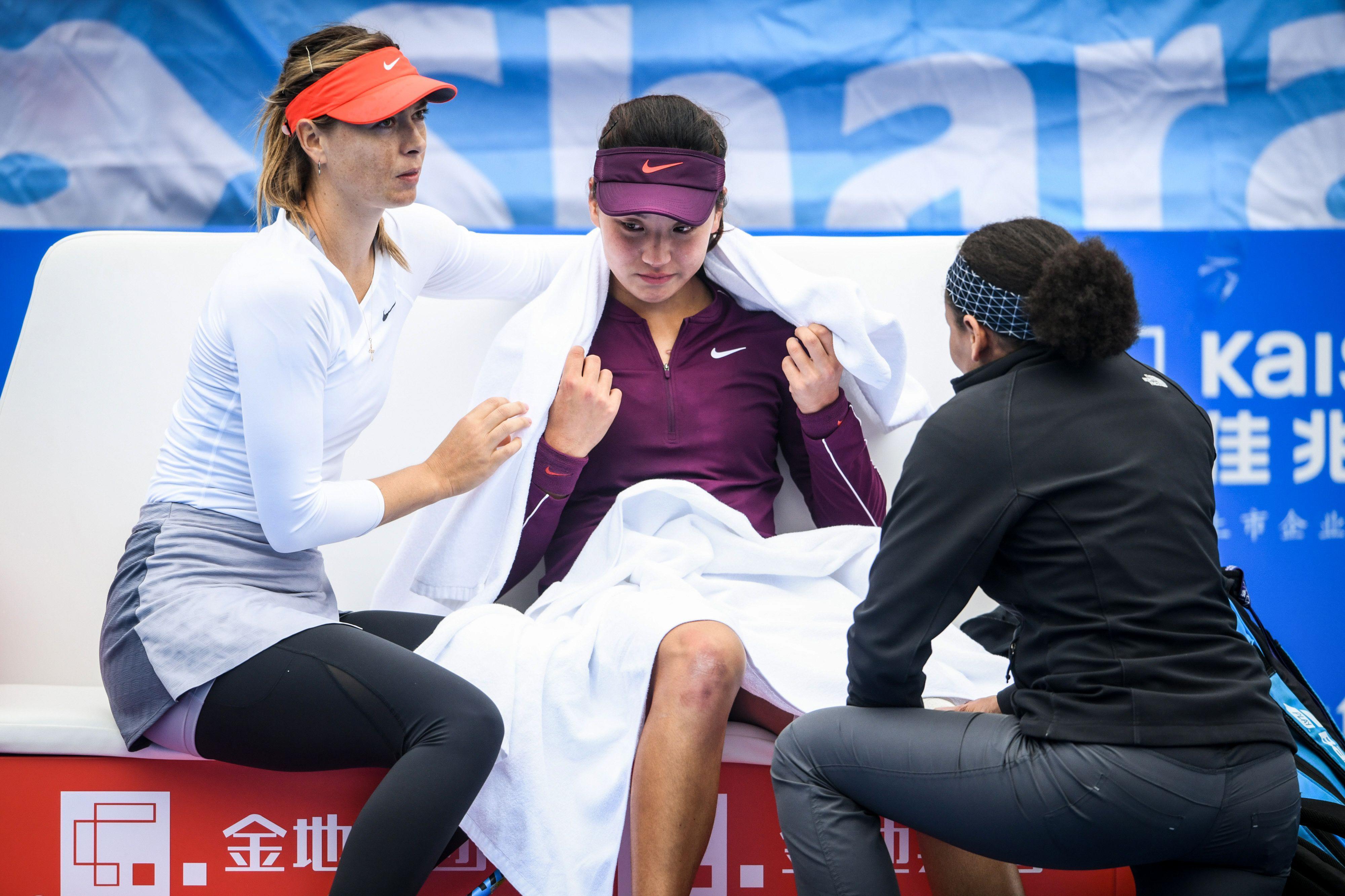 Wang Xinyu çekildi, Maria Sharapova çeyrek finale çıktı