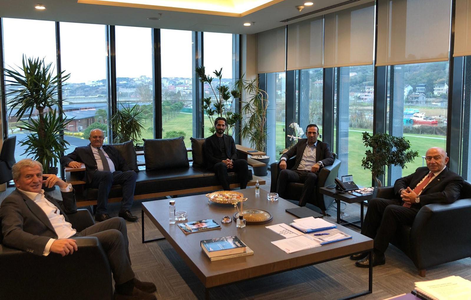 ÖK Yeni Malatyaspor Başkanı Adil Gevrekten Nihat Özdemire ziyaret