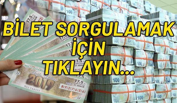 Milli Piyango bilet sorgulama | Milli Piyango sonuçları 2019