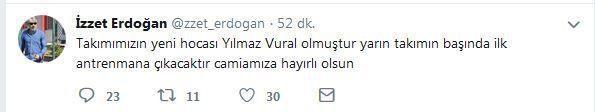 Eskişehirsporun yeni teknik direktörü Yılmaz Vural