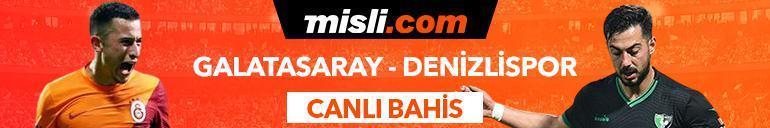 Galatasaray - Denizlispor maçı iddaa oranları Heyecan misli.comda
