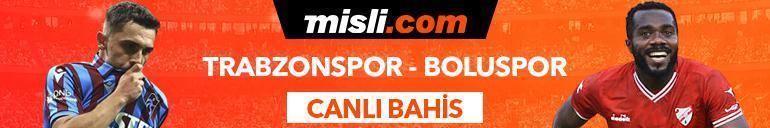 Trabzonspor - Boluspor maçı iddaa oranları Heyecan misli.comda