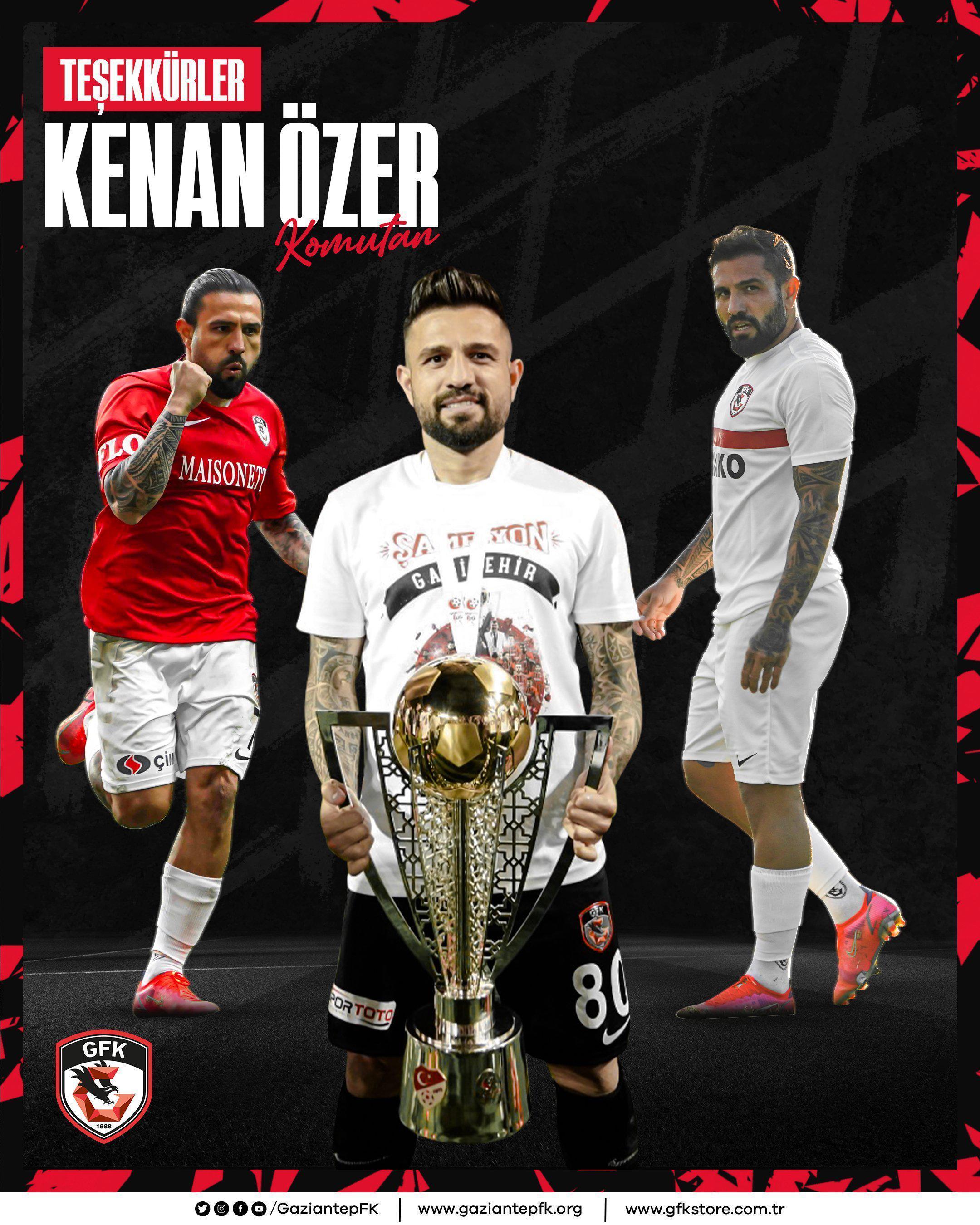 Gaziantep FK, Kenan Özer ile yollarını ayırdı