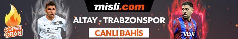 Altay - Trabzonspor maçı iddaa oranları Heyecan misli.comda