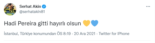 Önce Serhat Akın, sonra Fenerbahçe Vitor Pereira dönemi resmen sona erdi