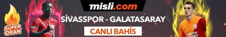 Sivasspor - Galatasaray maçı iddaa oranları Heyecan misli.comda