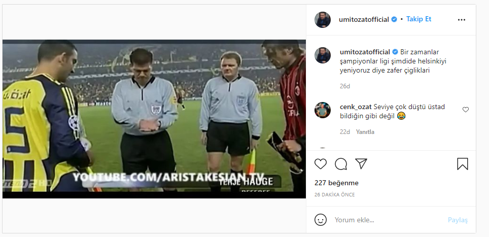 Ümit Özattan flaş Fenerbahçe yorumu