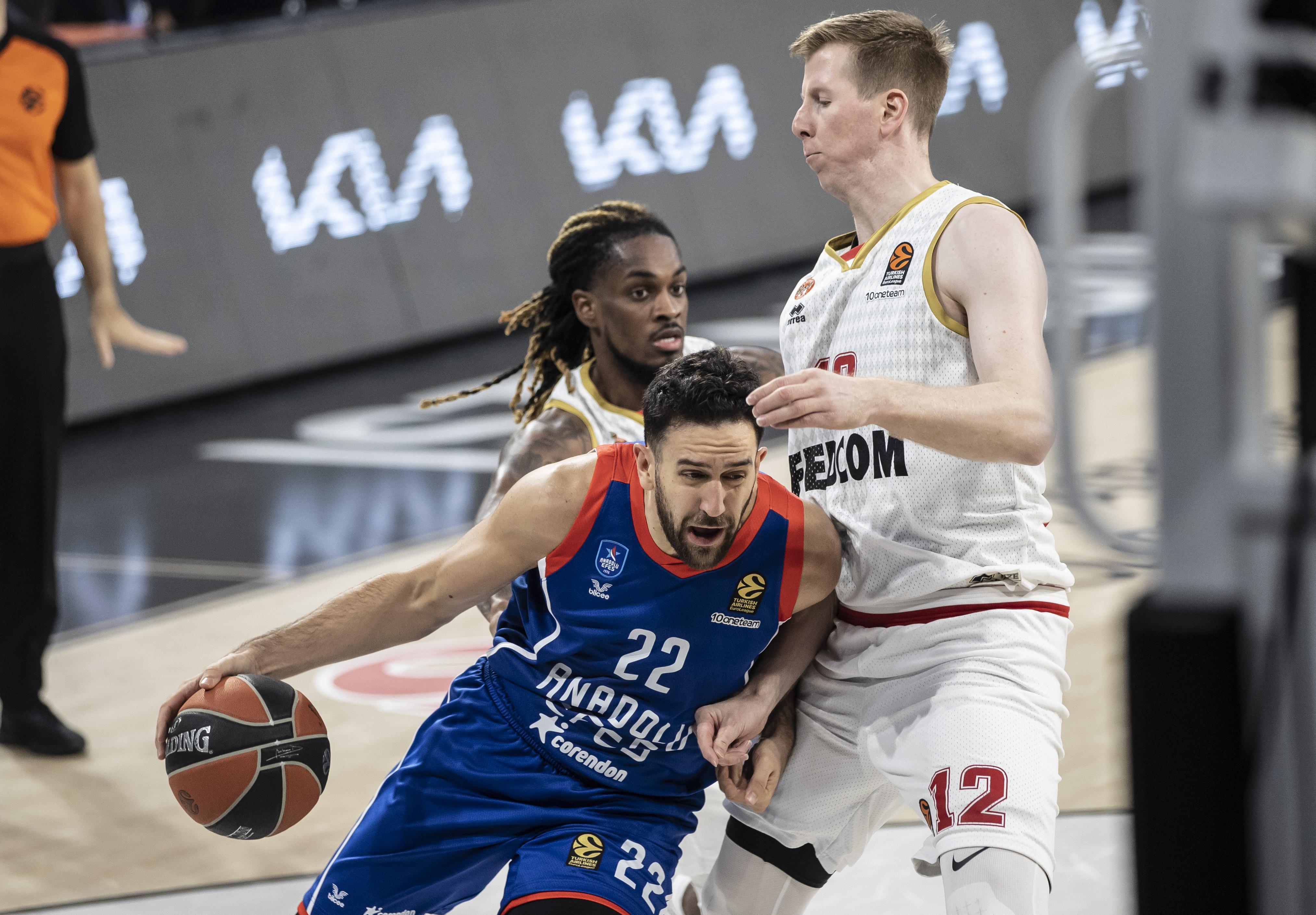 (ÖZET) Anadolu Efes-Monaco maç sonucu: 98-77