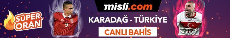 Karadağ-Türkiye maçı iddaa oranları Süper Oranla Misli.comda