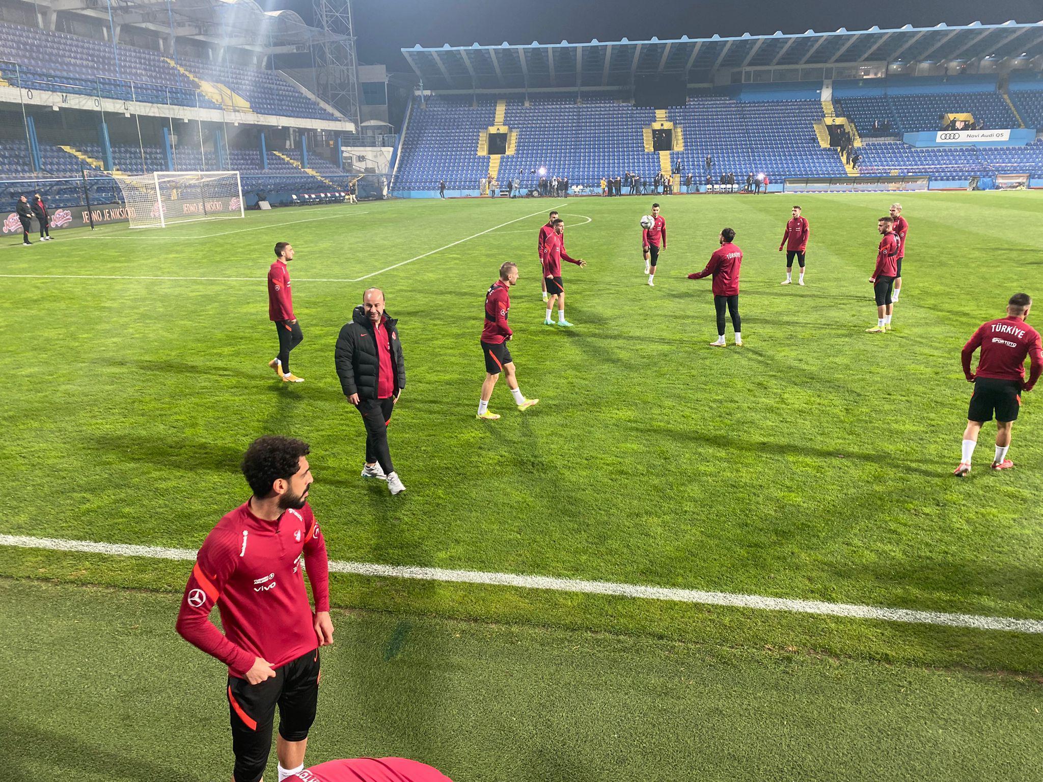Karadağ - Türkiye maçı öncesi Podgoricada son durum