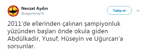 Nevzat Aydından Tümer Metine tepki