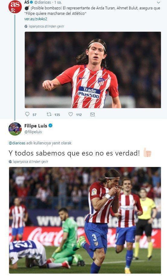 Son dakika: Filipe Luisden transfer açıklaması