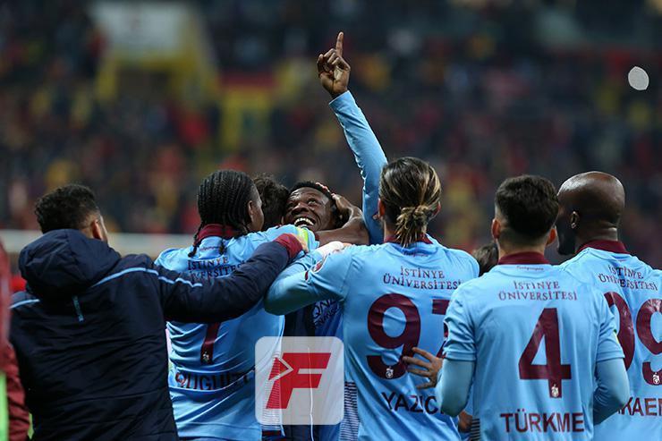 (ÖZET) Kayserispor - Trabzonspor maç sonucu: 0-2