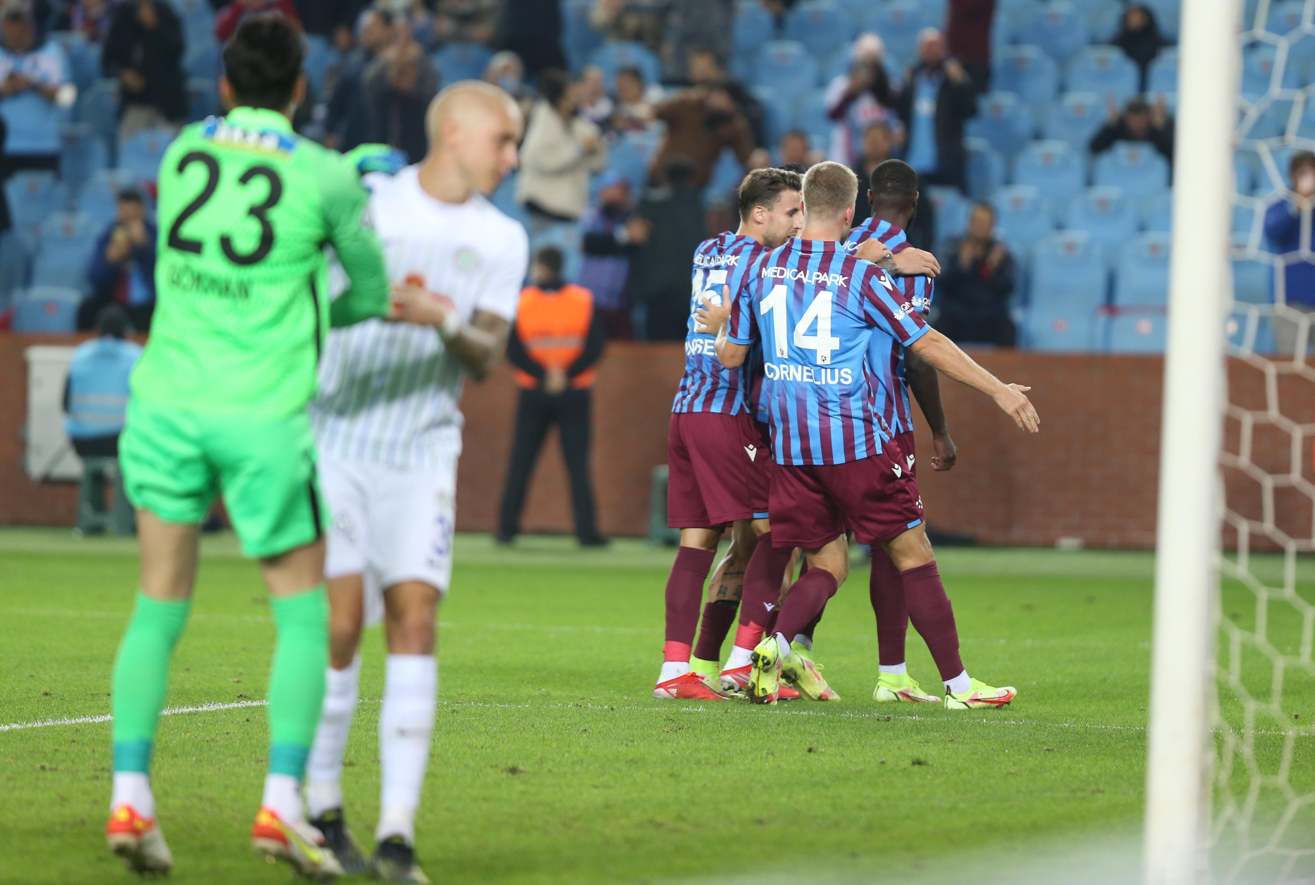 (ÖZET) Trabzonspor - Çaykur Rizespor maç sonucu: 2-1