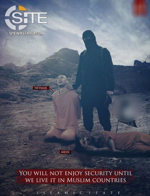 IŞİDden bu kez Neymarlı tehdit