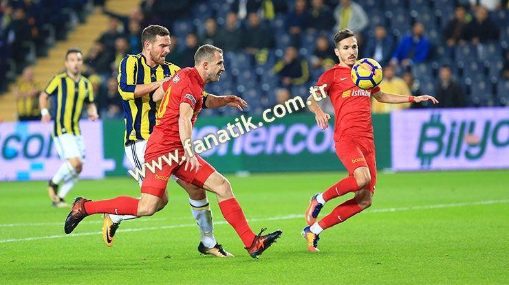 (ÖZET) Fenerbahçe-Kayserispor maç sonucu: 3-3