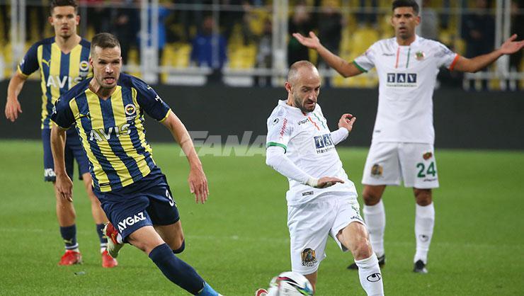 (ÖZET) Fenerbahçe - Alanyaspor maç sonucu: 1-2